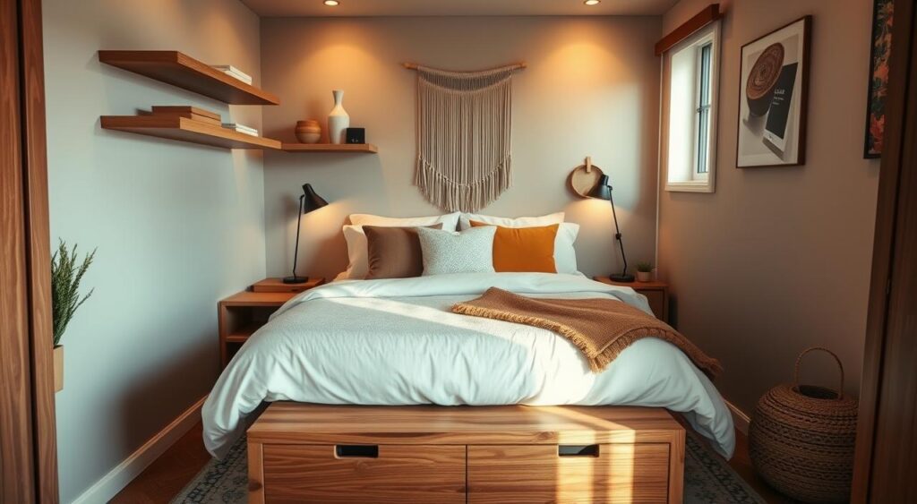 quarto-1024x563 10 Ideias para Apartamentos Pequenos com Decoração Inteligente