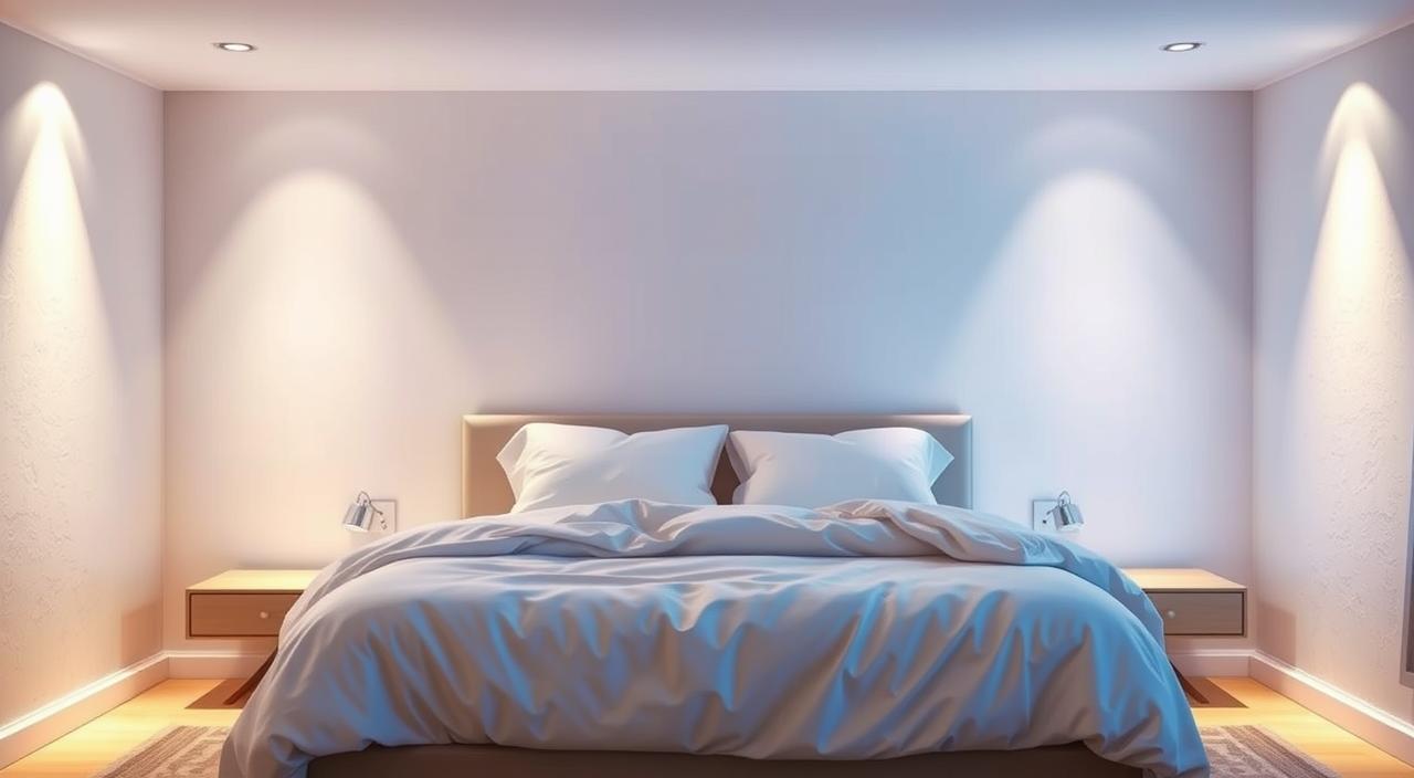 quarto com led