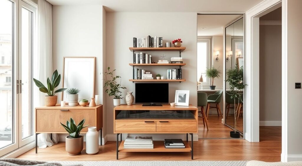 truques-de-decoracao-1024x563 Dicas para Decoração de Apartamento Pequeno que Vão te Impressionar