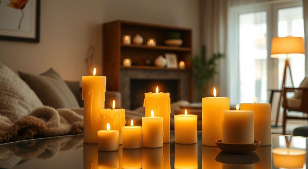 velas-decorativas-1024x563 10 Dicas de Iluminação em Sala para Aconchegantes e Lindas