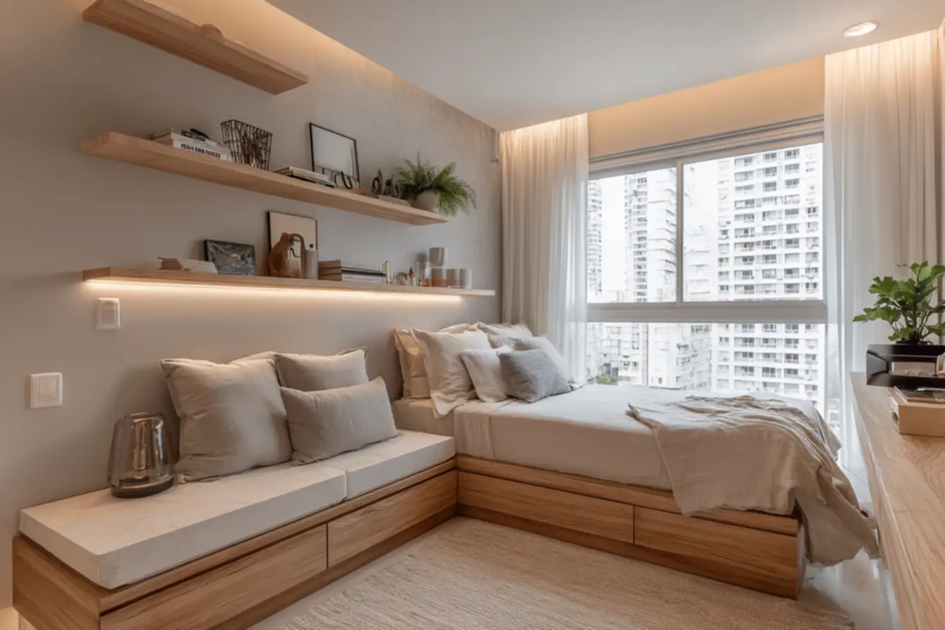 img2011-1044 Segredos para quartos pequenos funcionais que você nunca imaginou