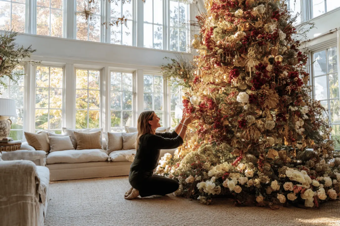 img2011-1115 A decoração de Natal perfeita começa com quando montar a árvore