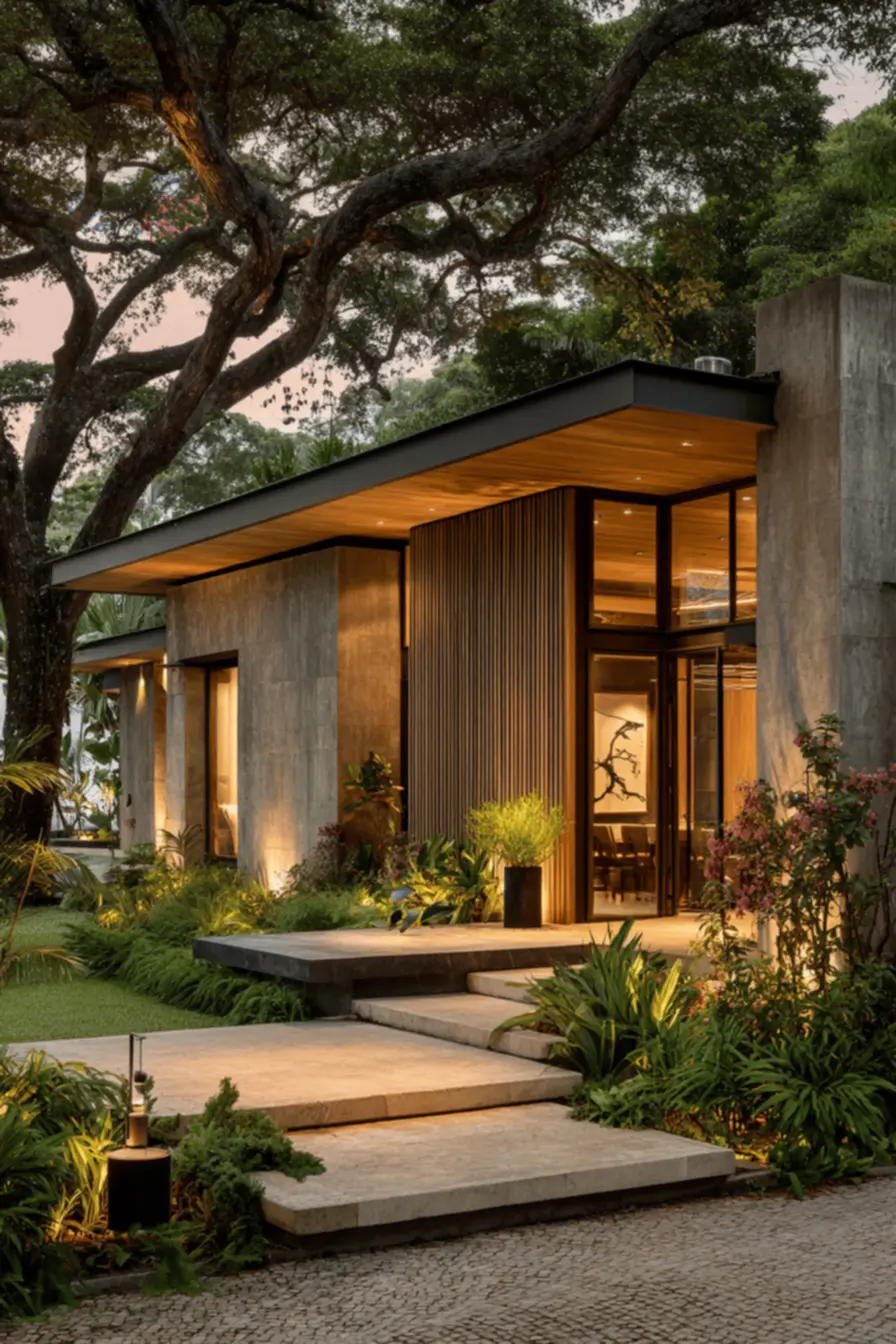 img2011-1133 Os detalhes na fachada de casas baixas que vão te surpreender