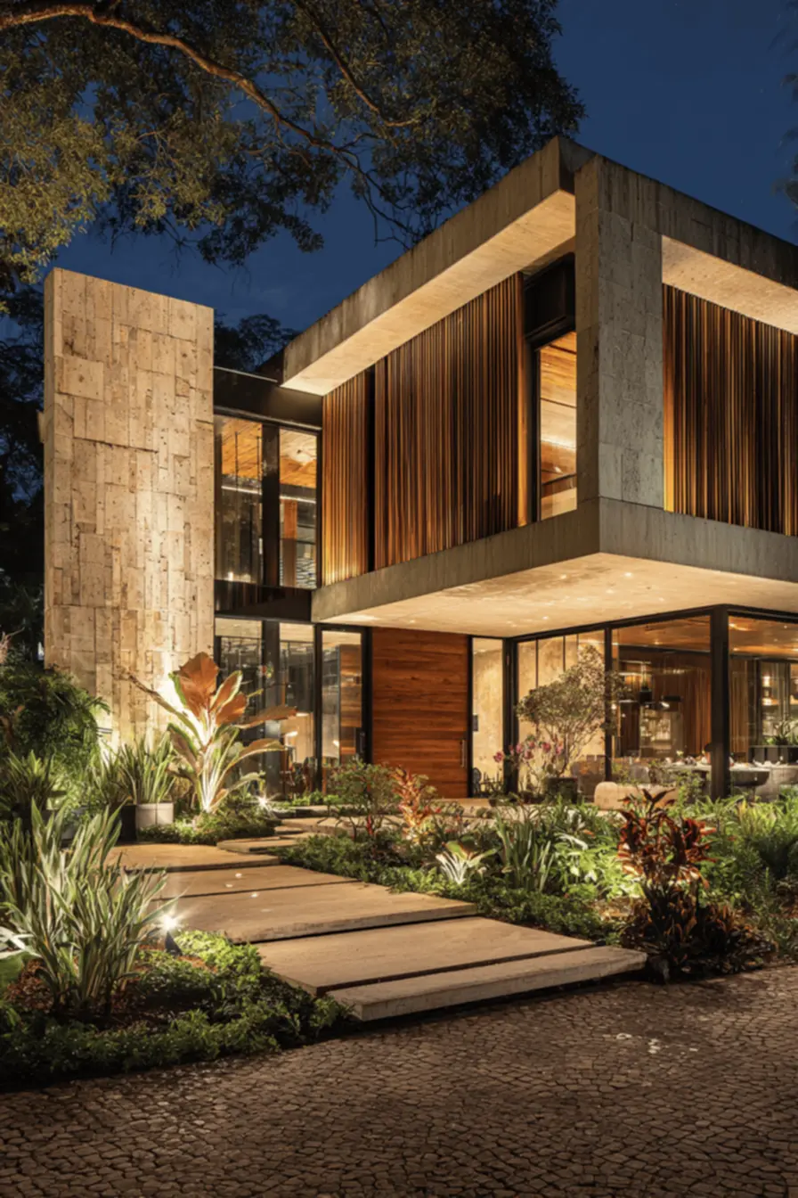 img2011-1134 Os detalhes na fachada de casas baixas que vão te surpreender