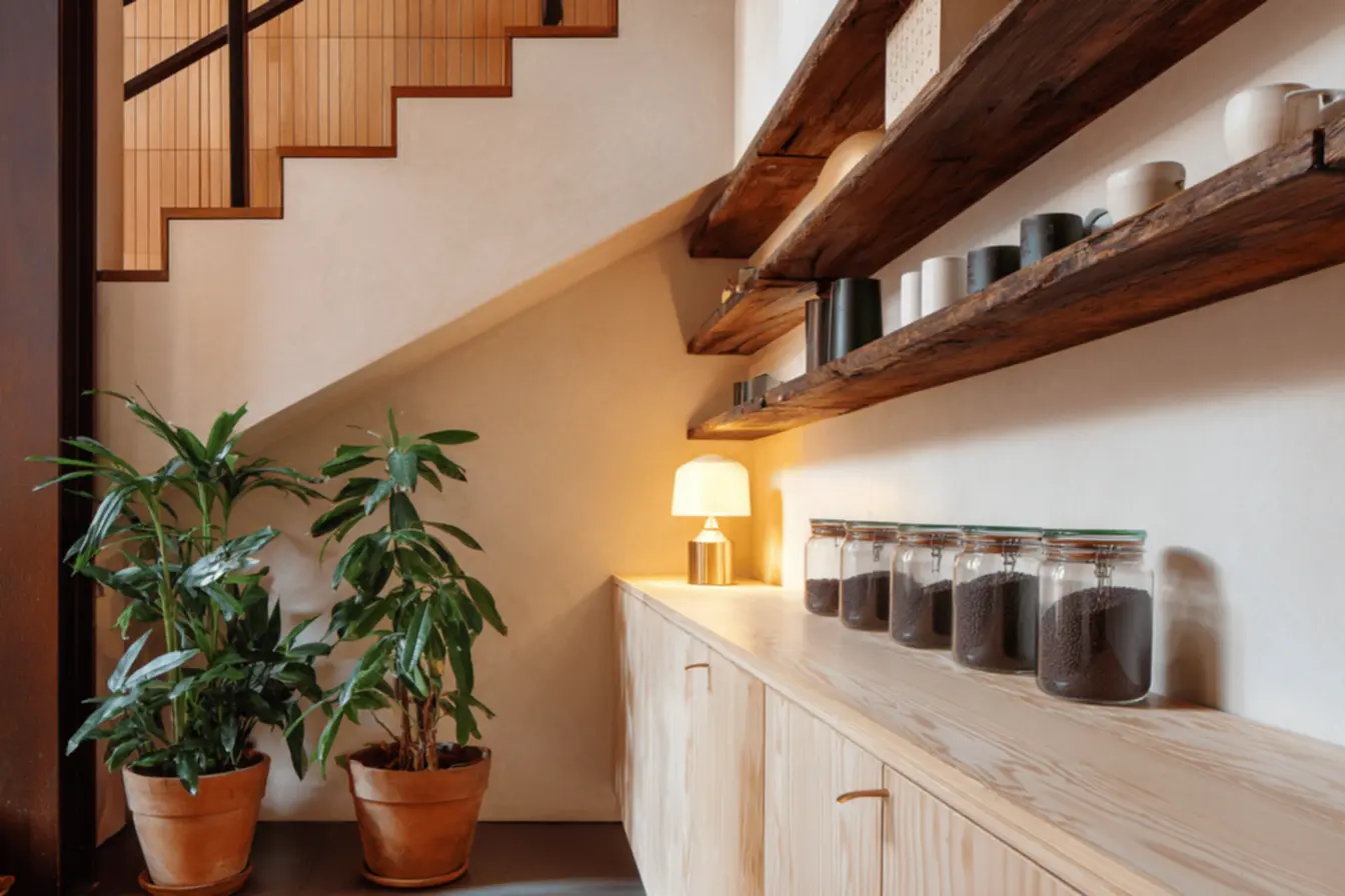 img2011-1589 Cantinho do Café embaixo da Escada que vai aquecer seu lar