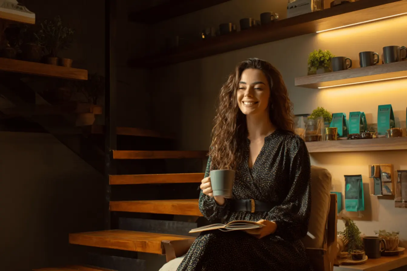 img2011-1597 Cantinho do Café embaixo da Escada que vai aquecer seu lar