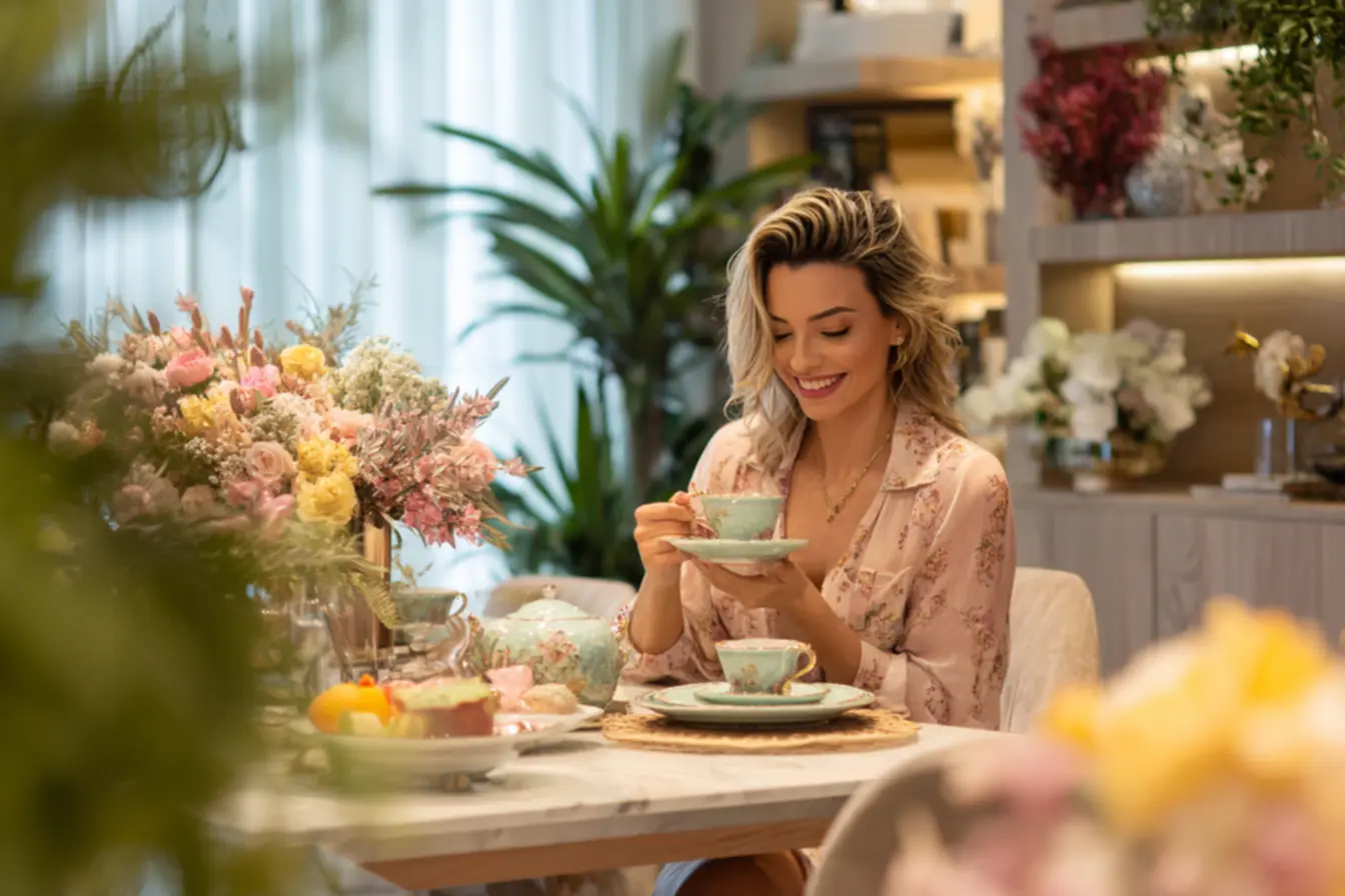 img2011-2075 Mesa Posta Charmosa que Eleva Seu Café da Manhã a Outro Nível