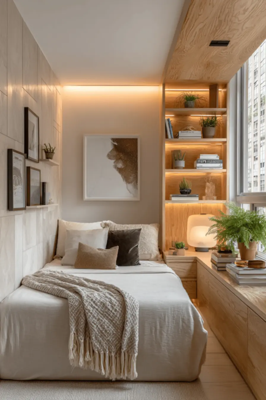 img2011-461 Ideias que fazem Quartos pequenos parecerem encantadores e acolhedores