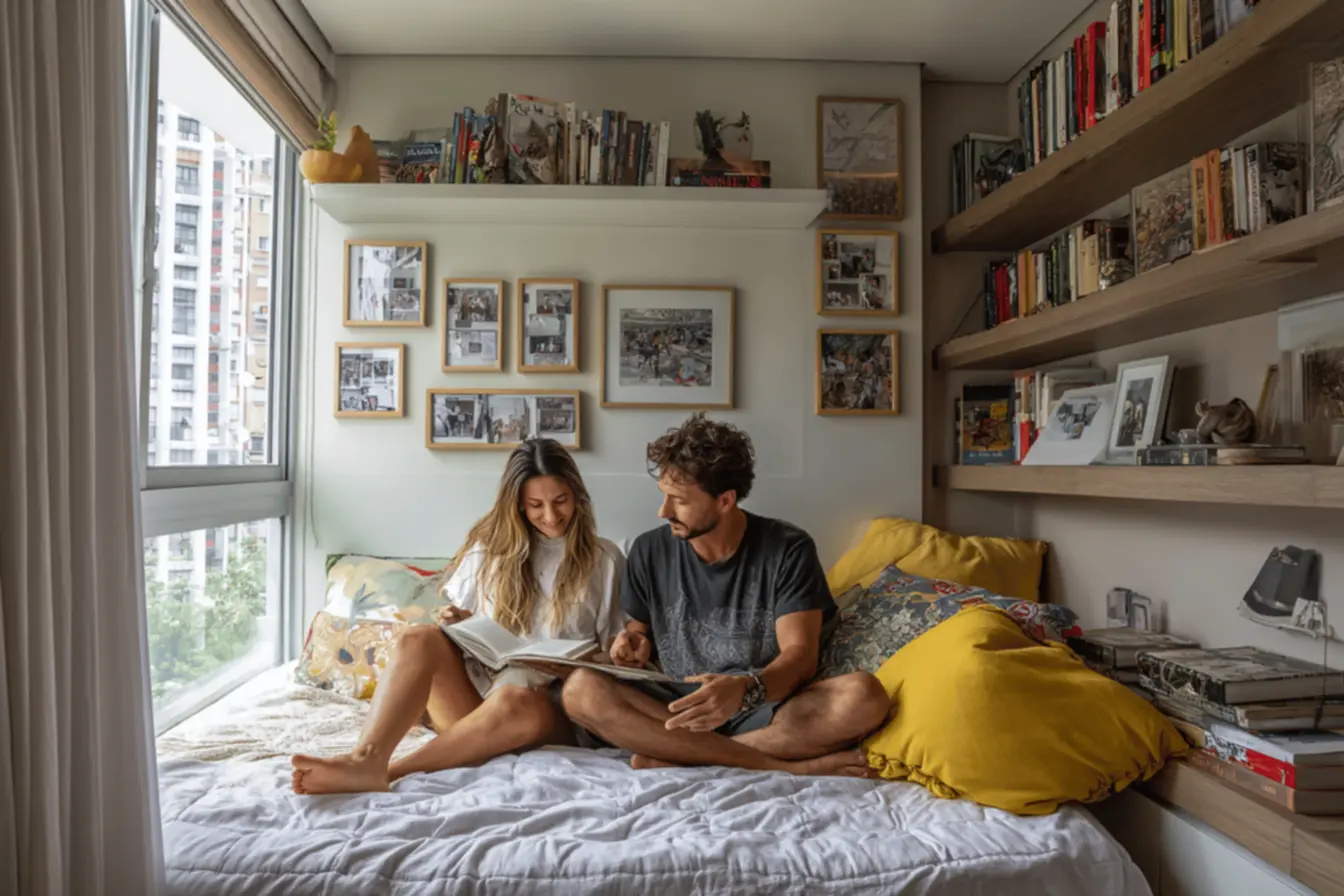 img2011-468 Ideias que fazem Quartos pequenos parecerem encantadores e acolhedores