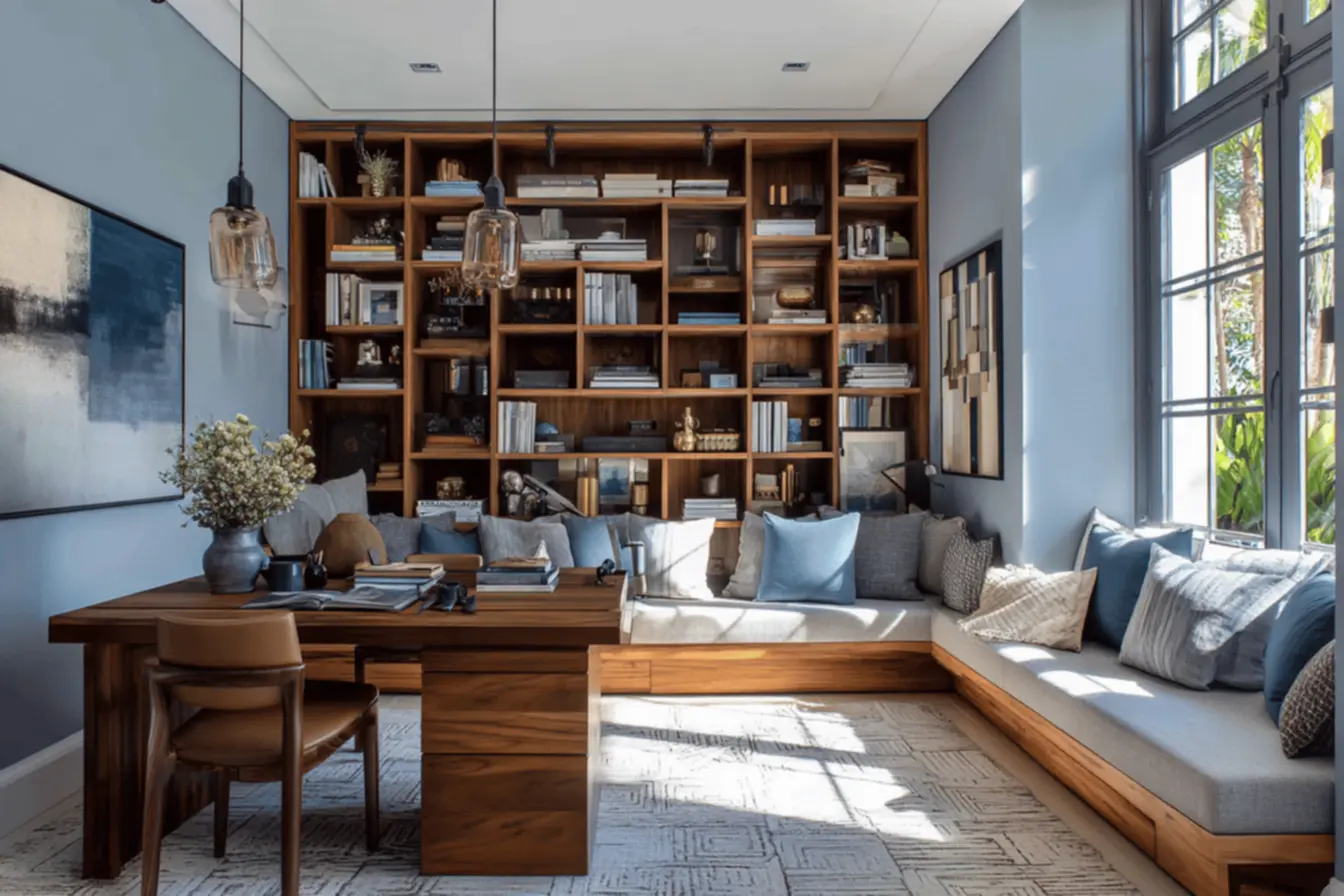 img2011-798 Salas integradas com home office: 5 segredos para equilibrar estilo e funcionalidade