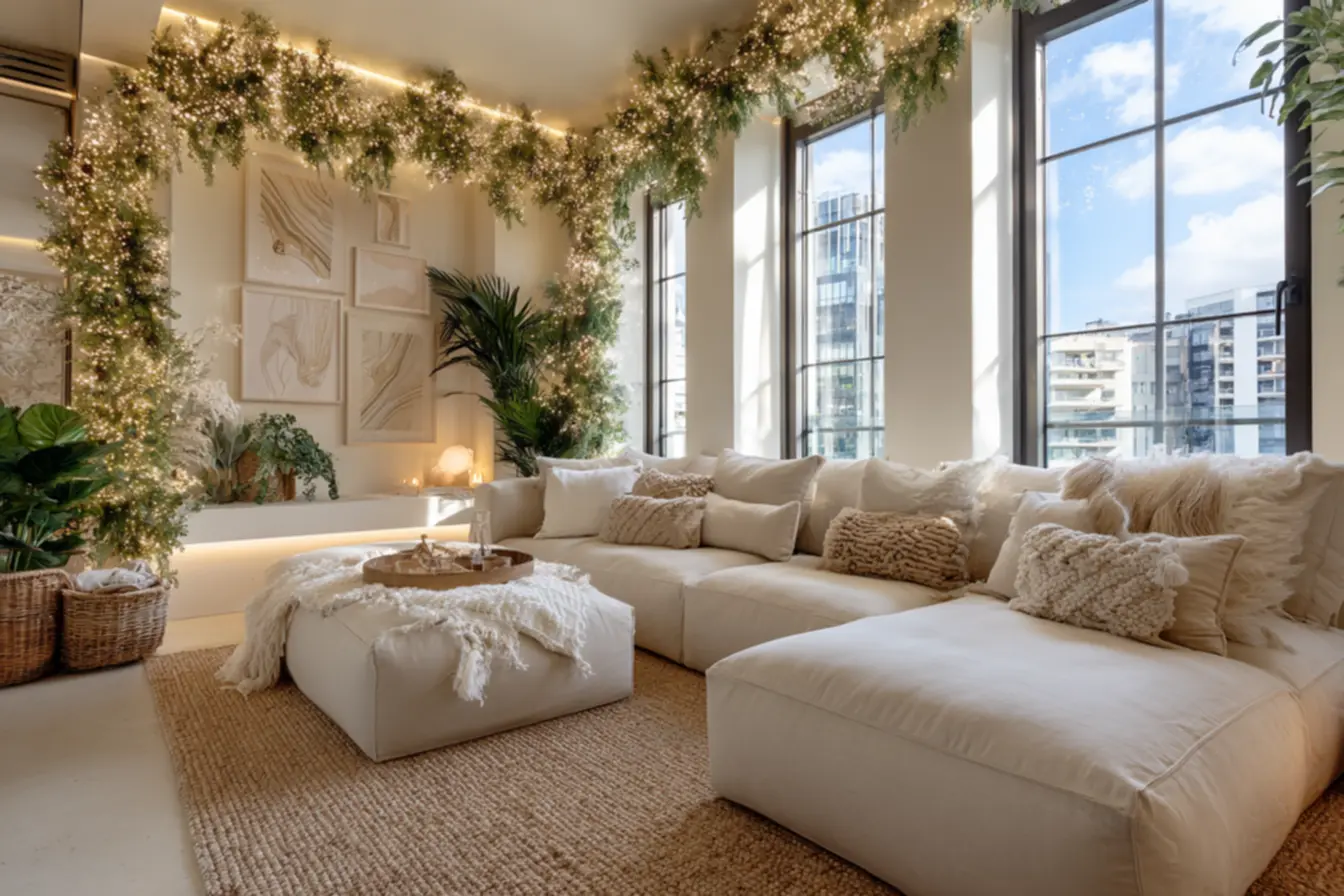 img2011-1604 A árvore com festão na parede que vai encantar seu Natal img2011-1604 A árvore com festão na parede que vai encantar seu Natal