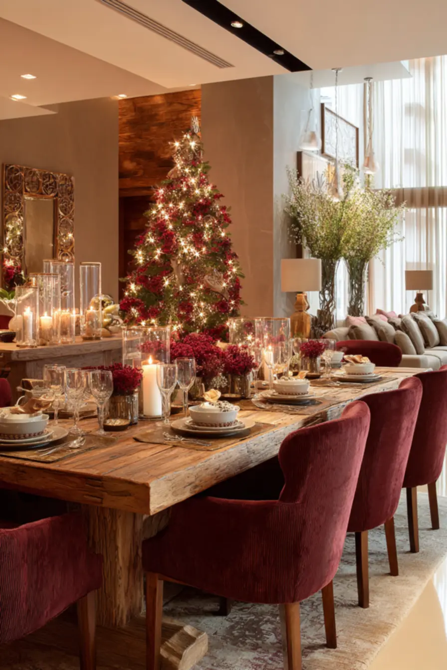 img2011-1609 A árvore com festão na parede que vai encantar seu Natal img2011-1609 A árvore com festão na parede que vai encantar seu Natal