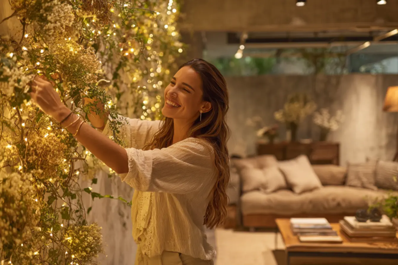 img2011-1613 A árvore com festão na parede que vai encantar seu Natal img2011-1613 A árvore com festão na parede que vai encantar seu Natal