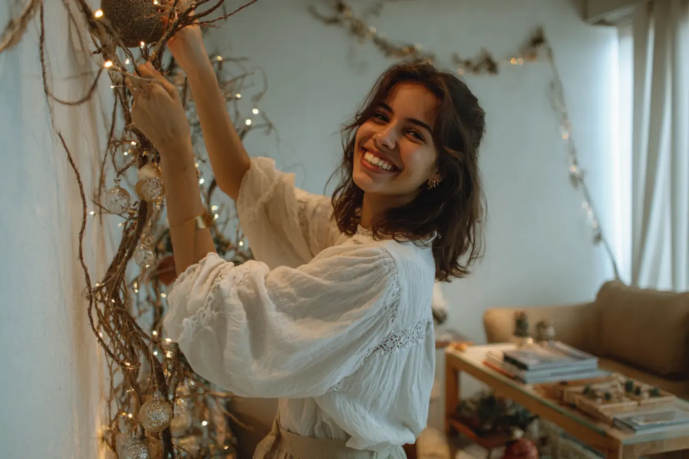 img2011-1615 A árvore com festão na parede que vai encantar seu Natal img2011-1615 A árvore com festão na parede que vai encantar seu Natal