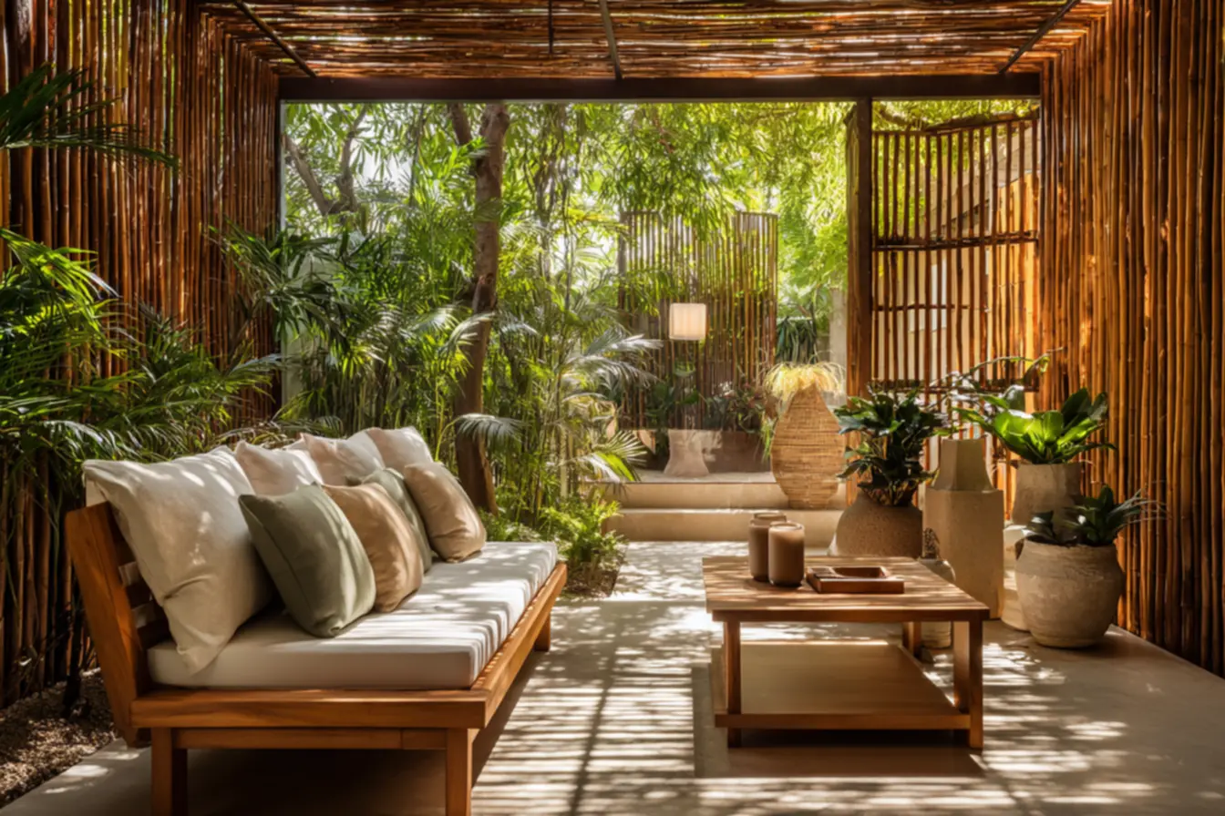 img2011-168 Cercas de bambú que trazem estilo e privacidade para seu quintal