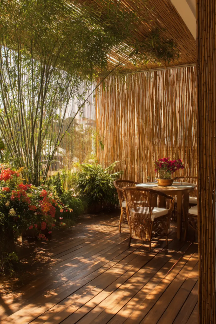 img2011-175 Cercas de bambú que trazem estilo e privacidade para seu quintal