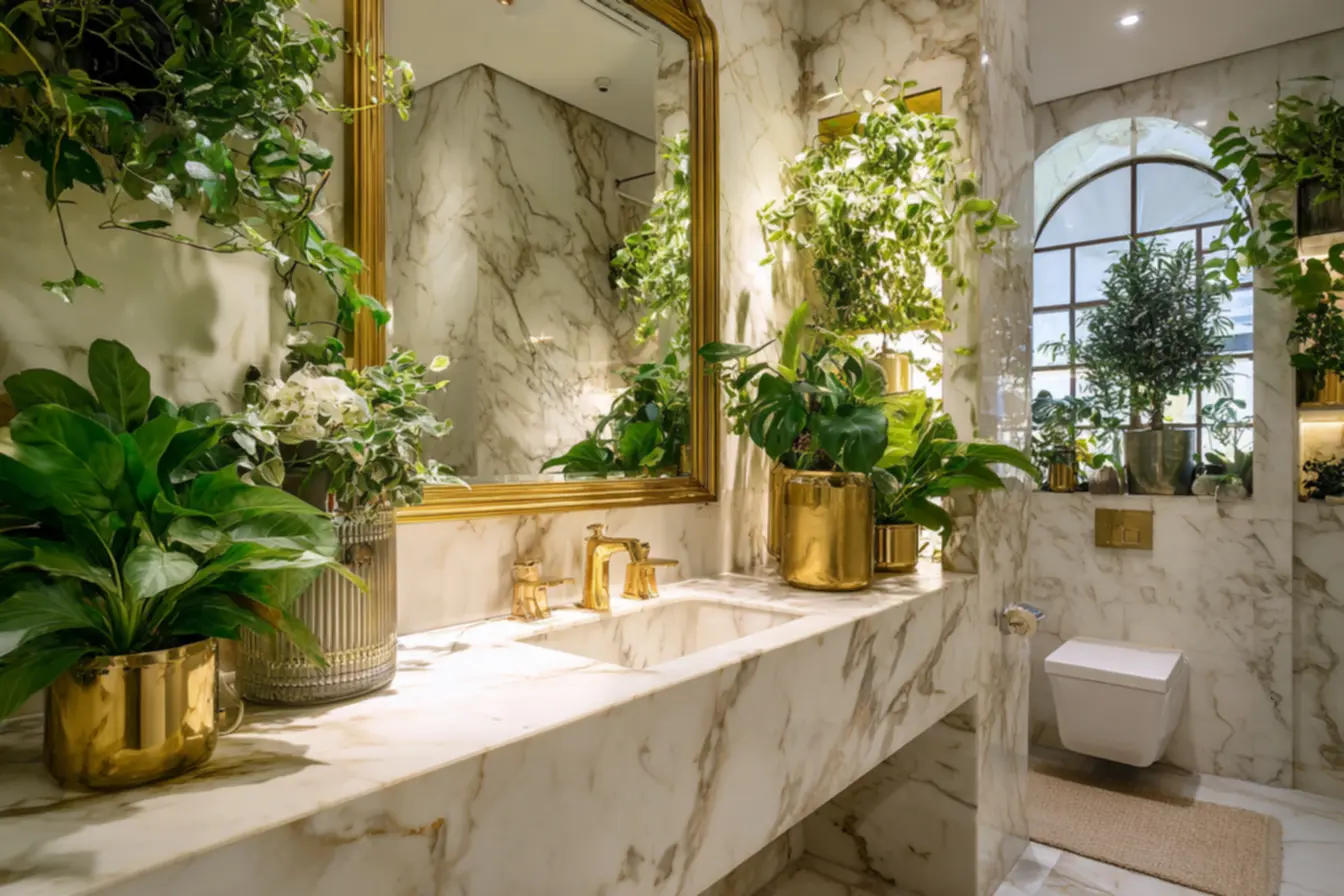 img2011-241 Banheiros com jardins que criam um oásis de serenidade em casa