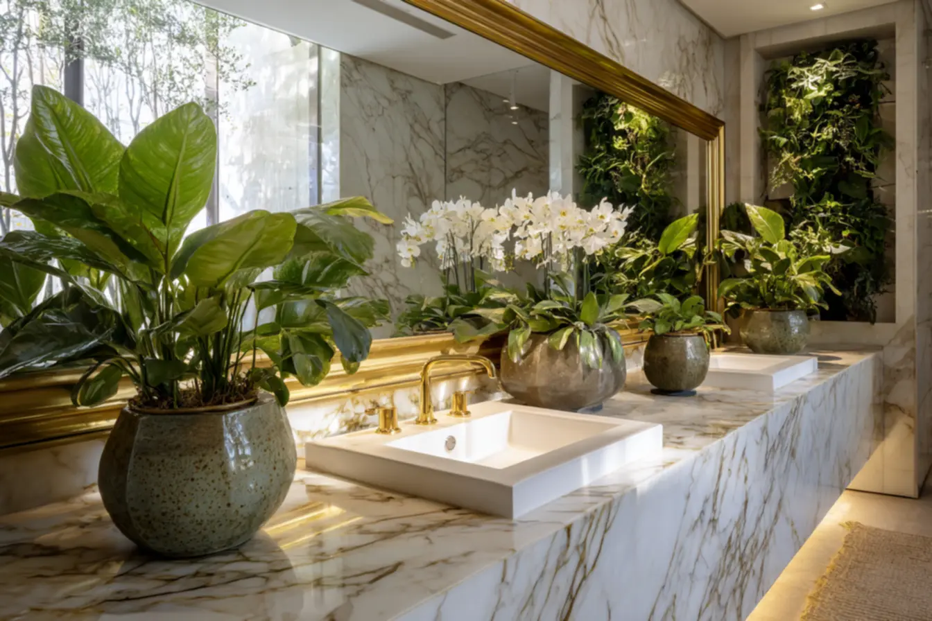 img2011-242 Banheiros com jardins que criam um oásis de serenidade em casa