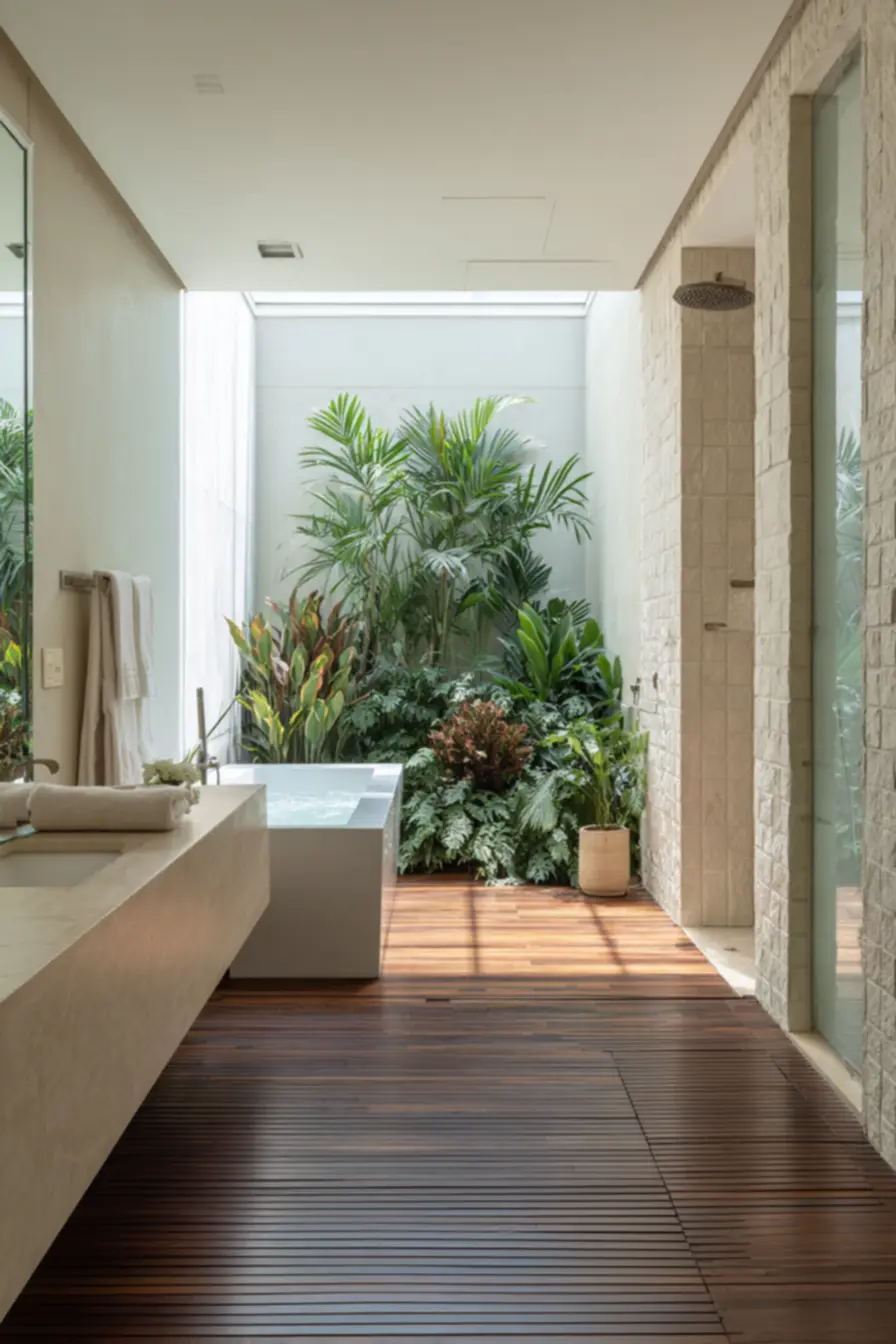 img2011-244 Banheiros com jardins que criam um oásis de serenidade em casa