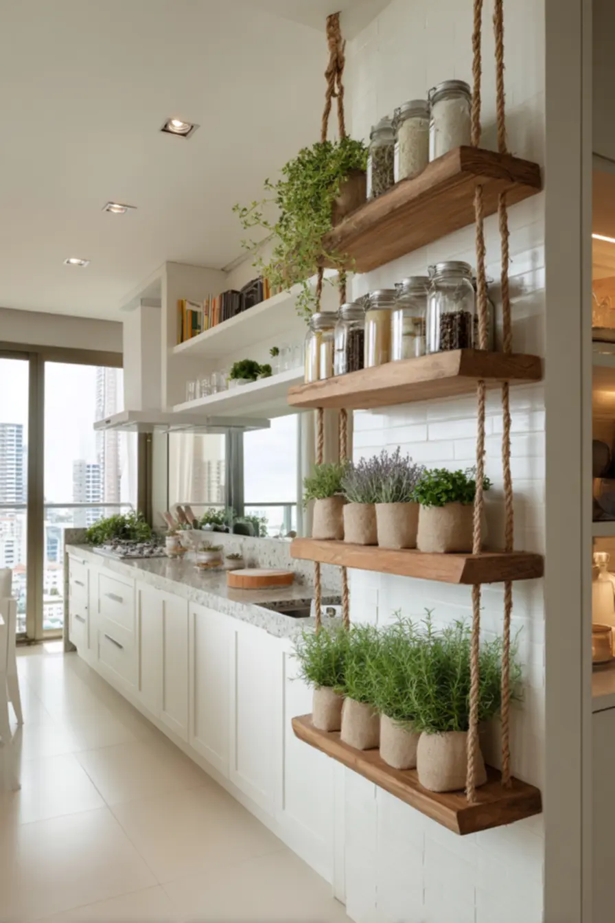 img2011-547 5 segredos da prateleira suspensa com corda para um lar inspirador