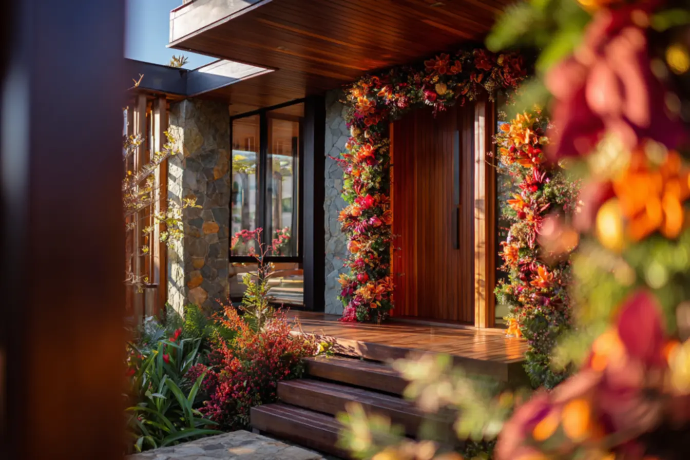 img2011-600 Enfeite de porta natalino que traz magia às suas festas