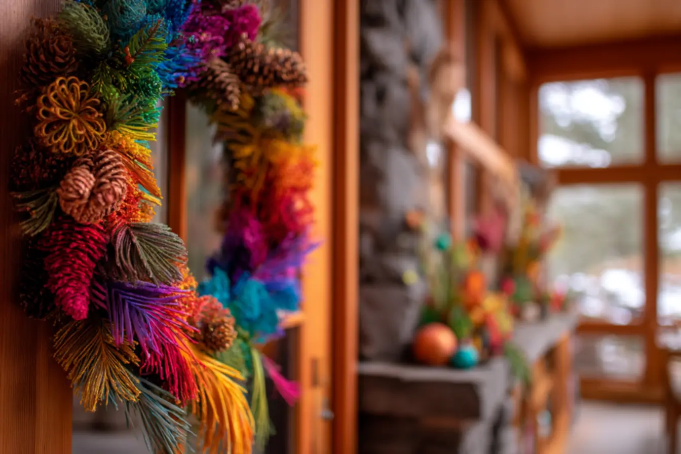 img2011-601 Enfeite de porta natalino que traz magia às suas festas