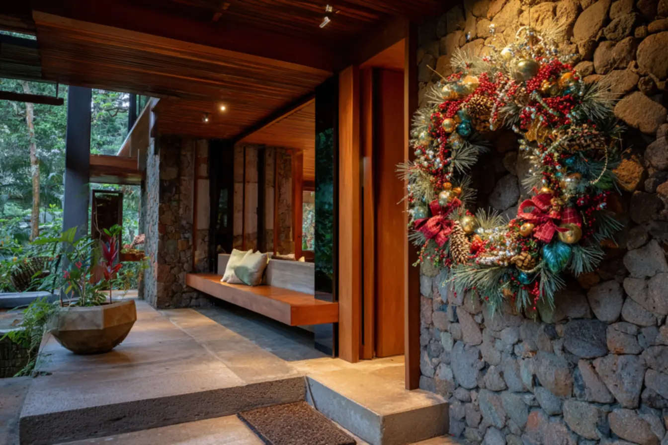 img2011-602 Enfeite de porta natalino que traz magia às suas festas