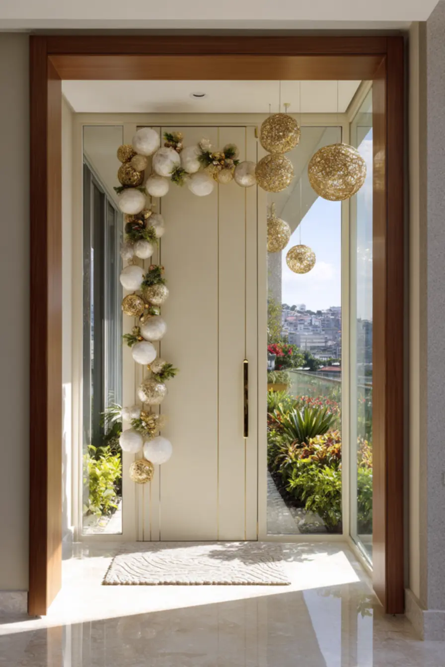 img2011-604 Enfeite de porta natalino que traz magia às suas festas