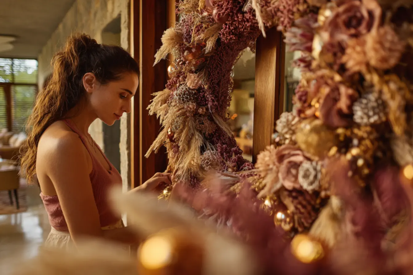 img2011-609 Enfeite de porta natalino que traz magia às suas festas