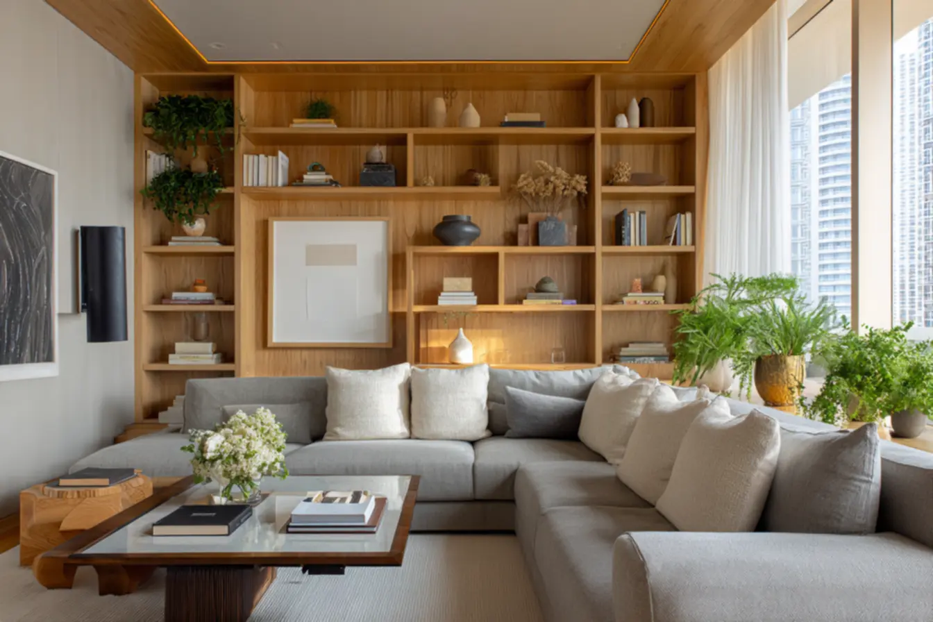 img2011-599 Como fazer a estante integrada na sala de estar e transformar essa peça no centro da sua decoração img2011-599 Como fazer a estante integrada na sala de estar e transformar essa peça no centro da sua decoração