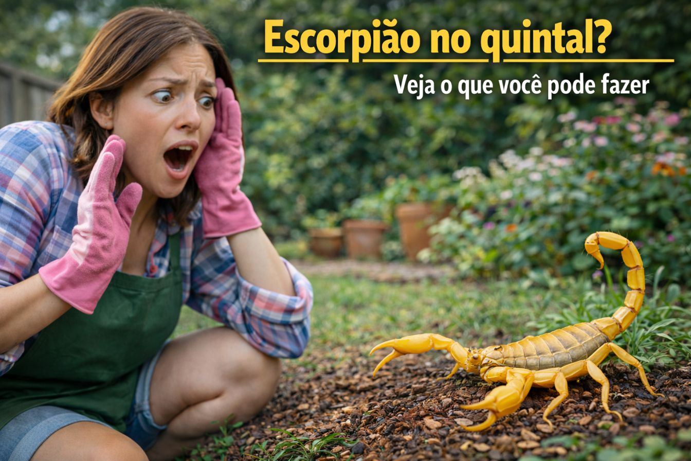 Escorpião no quintal Ventrameli Decor
