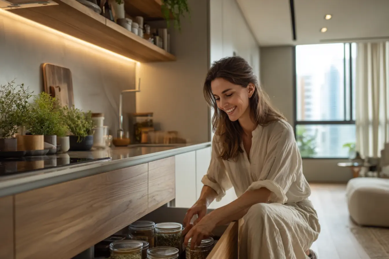 ventrameli-decor-transformacao-de-cozinha-pequena-3 Chega de ter pouco espaço: Veja a transformação de cozinha pequena e bem aproveitada ventrameli-decor-transformacao-de-cozinha-pequena-3 Chega de ter pouco espaço: Veja a transformação de cozinha pequena e bem aproveitada