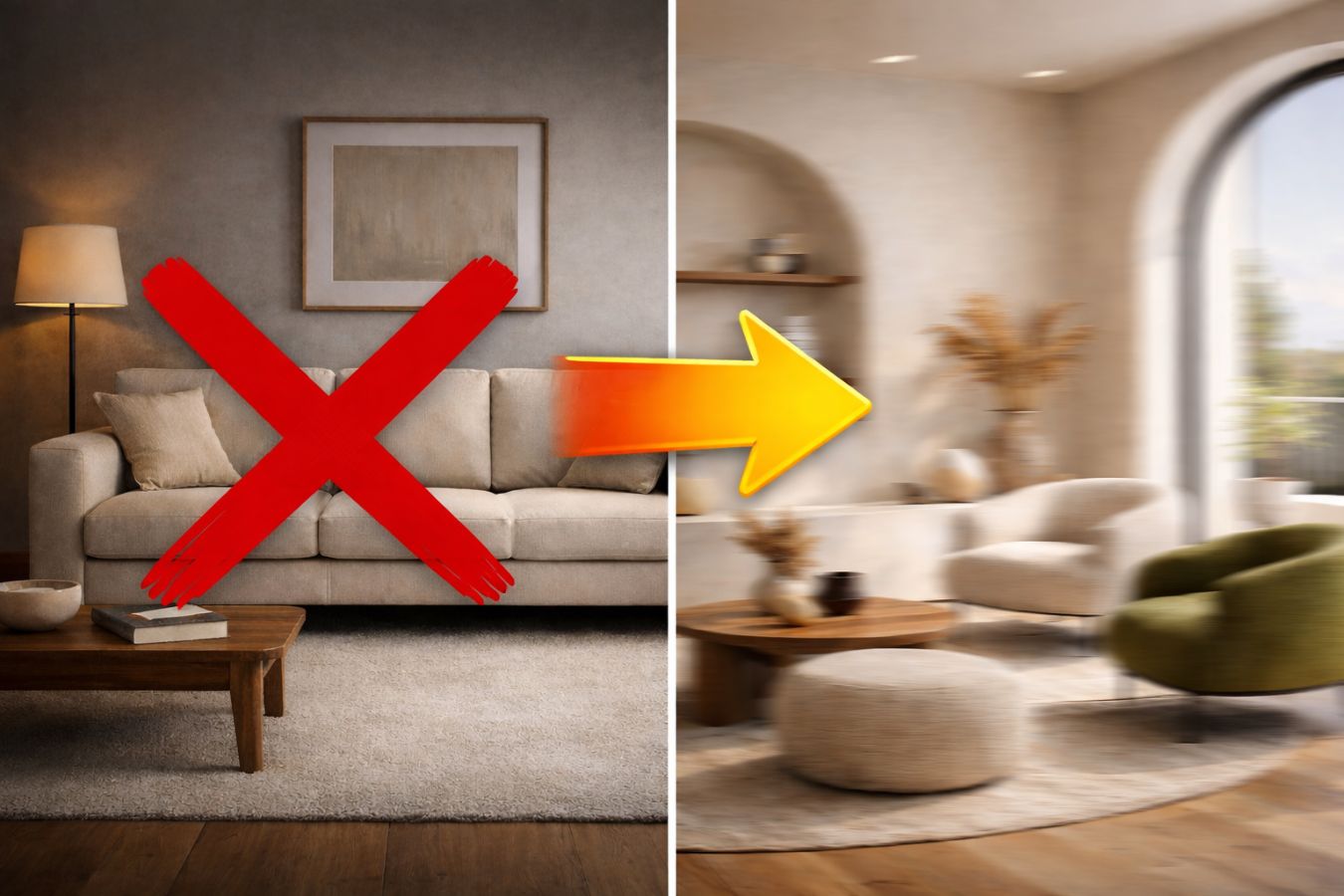 Adeus ao sofá comum: a tendência europeia que deixa a sala mais elegante sem exageros