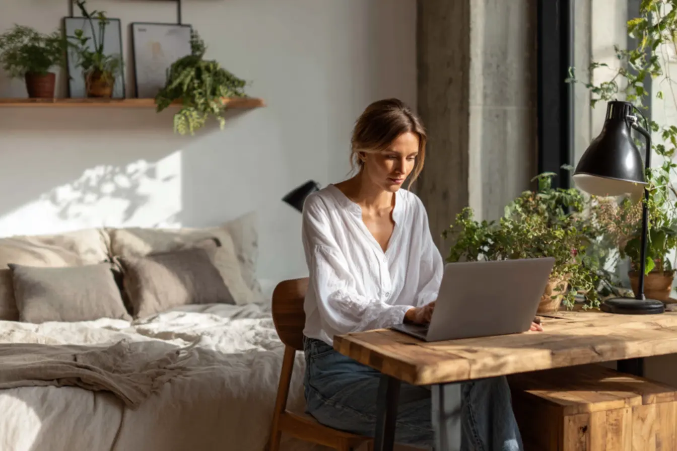 as-combinacoes-de-moveis-que-podem-deixar-seu-home-office-no-quarto-de-casal-ainda-mais-acolhedor-3 As combinações de móveis que podem deixar seu home office no quarto de casal ainda mais acolhedor as-combinacoes-de-moveis-que-podem-deixar-seu-home-office-no-quarto-de-casal-ainda-mais-acolhedor-3 As combinações de móveis que podem deixar seu home office no quarto de casal ainda mais acolhedor