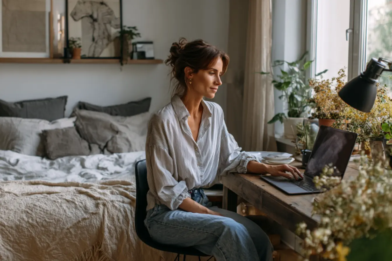 as-combinacoes-de-moveis-que-podem-deixar-seu-home-office-no-quarto-de-casal-ainda-mais-acolhedor-4 As combinações de móveis que podem deixar seu home office no quarto de casal ainda mais acolhedor as-combinacoes-de-moveis-que-podem-deixar-seu-home-office-no-quarto-de-casal-ainda-mais-acolhedor-4 As combinações de móveis que podem deixar seu home office no quarto de casal ainda mais acolhedor