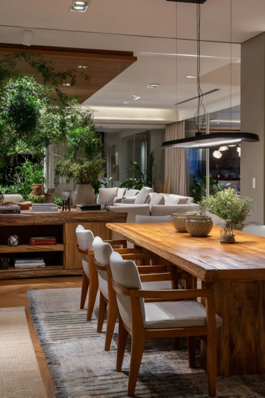 convivencia-entre-sala-e-jantar-4 O elemento de design que transforma a convivência entre sala e jantar em um sonho convivencia-entre-sala-e-jantar-4 O elemento de design que transforma a convivência entre sala e jantar em um sonho