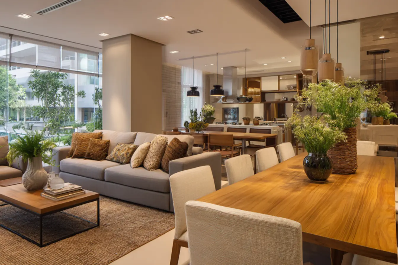 convivencia-entre-sala-e-jantar O elemento de design que transforma a convivência entre sala e jantar em um sonho convivencia-entre-sala-e-jantar O elemento de design que transforma a convivência entre sala e jantar em um sonho
