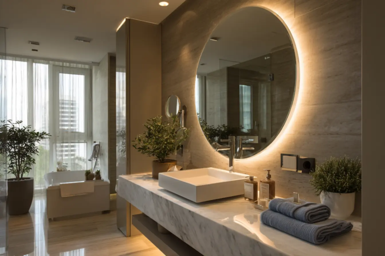 espelho-redondo-que-valoriza-sua-decoracao Iluminação estratégica: o espelho redondo que valoriza sua decoração e dá um toque único ao ambiente espelho-redondo-que-valoriza-sua-decoracao Iluminação estratégica: o espelho redondo que valoriza sua decoração e dá um toque único ao ambiente