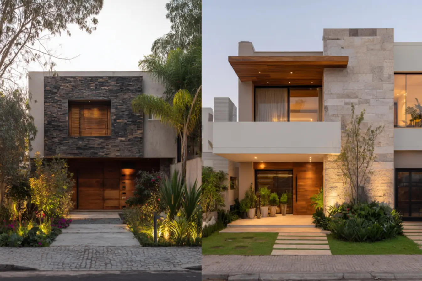 fachada-de-casa-2 O erro mais comum que deixa uma fachada de casa visualmente poluída fachada-de-casa-2 O erro mais comum que deixa uma fachada de casa visualmente poluída