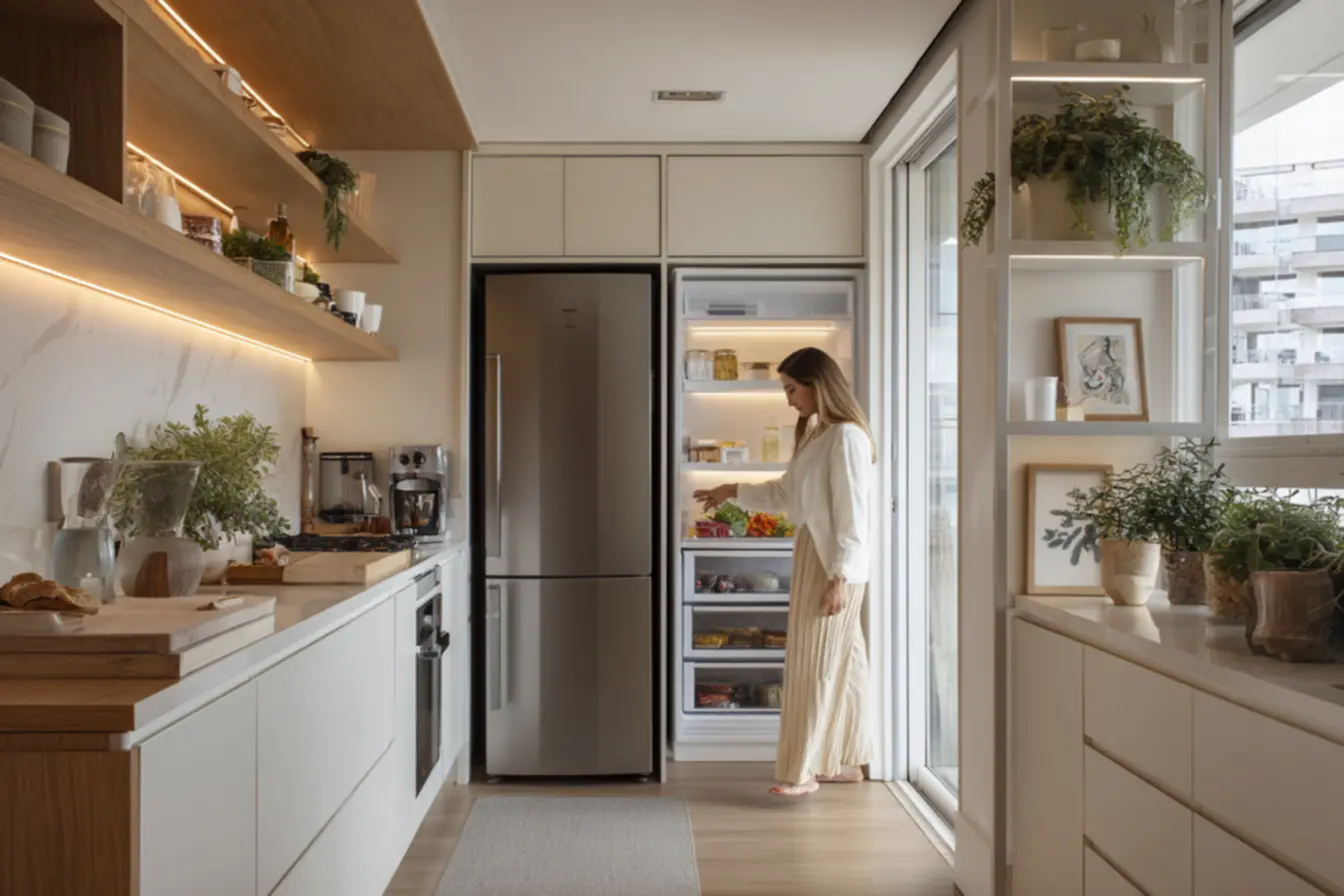 geladeiras-compactas Geladeiras compactas que elevam sua cozinha a outro nível de organização e estilo geladeiras-compactas Geladeiras compactas que elevam sua cozinha a outro nível de organização e estilo