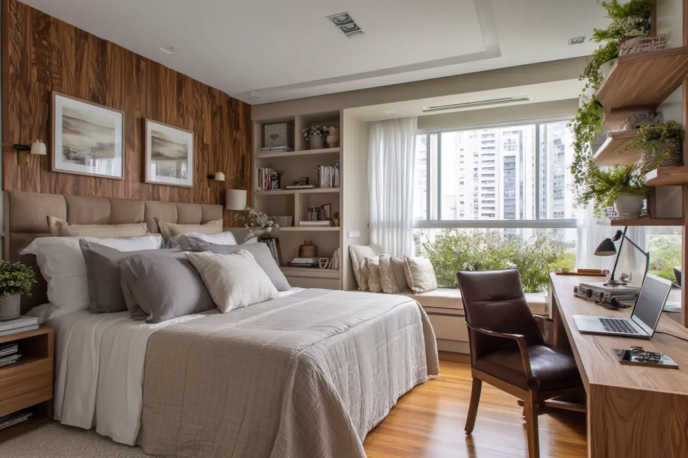 home-office-no-quarto-de-casal-1 As combinações de móveis que podem deixar seu home office no quarto de casal ainda mais acolhedor home-office-no-quarto-de-casal-1 As combinações de móveis que podem deixar seu home office no quarto de casal ainda mais acolhedor