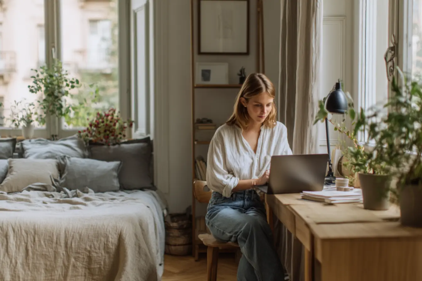 home-office-no-quarto-de-casal-5 As combinações de móveis que podem deixar seu home office no quarto de casal ainda mais acolhedor home-office-no-quarto-de-casal-5 As combinações de móveis que podem deixar seu home office no quarto de casal ainda mais acolhedor