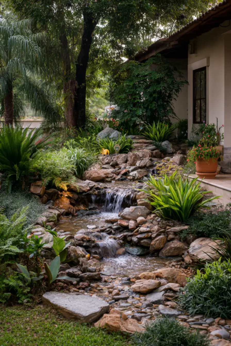 jardins-para-cascata-na-entrada-3 Jardins para Cascata na Entrada: Como Valorizar uma Casa Simples com Toque Natural jardins-para-cascata-na-entrada-3 Jardins para Cascata na Entrada: Como Valorizar uma Casa Simples com Toque Natural