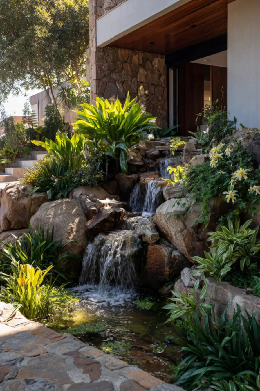 jardins-para-cascata-na-entrada-4 Jardins para Cascata na Entrada: Como Valorizar uma Casa Simples com Toque Natural jardins-para-cascata-na-entrada-4 Jardins para Cascata na Entrada: Como Valorizar uma Casa Simples com Toque Natural