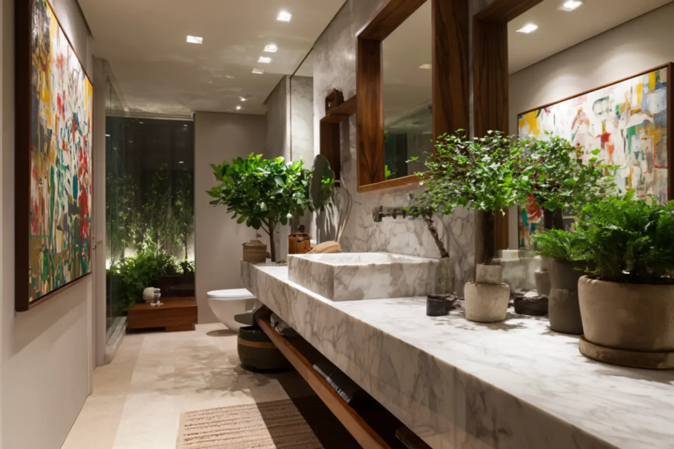 lavabo-inesquecivel-2 Como deixar o lavabo inesquecível: dicas de decoração que vão surpreender seus convidados lavabo-inesquecivel-2 Como deixar o lavabo inesquecível: dicas de decoração que vão surpreender seus convidados