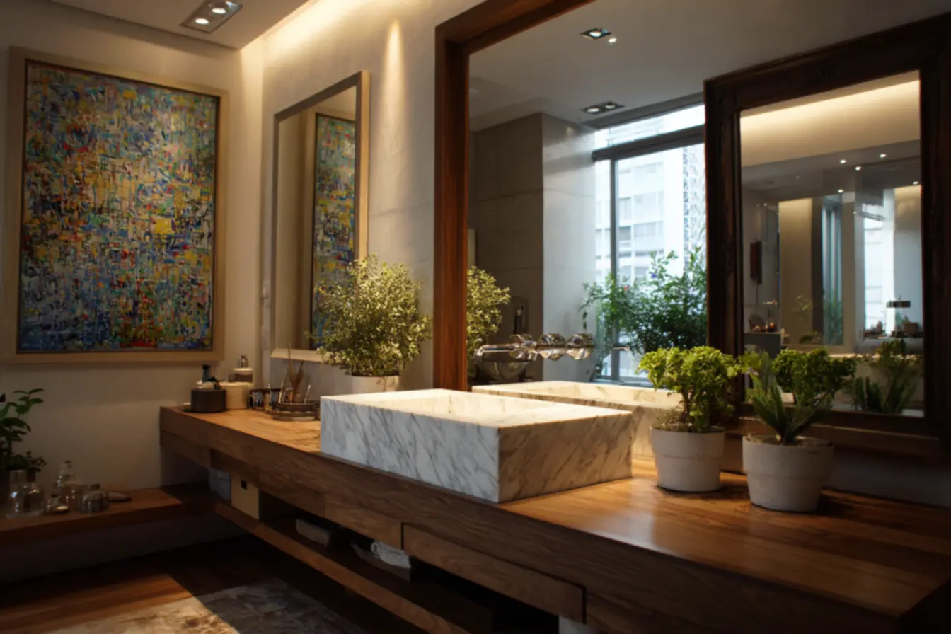 lavabo-inesquecivel Como deixar o lavabo inesquecível: dicas de decoração que vão surpreender seus convidados lavabo-inesquecivel Como deixar o lavabo inesquecível: dicas de decoração que vão surpreender seus convidados