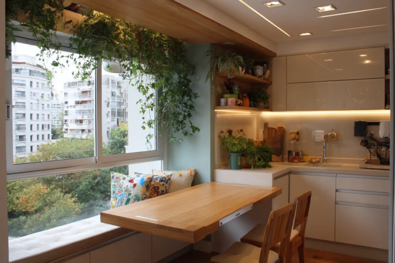 mesas-em-cozinhas-pequenas-1 Soluções criativas para mesas em cozinhas pequenas que vão surpreender você mesas-em-cozinhas-pequenas-1 Soluções criativas para mesas em cozinhas pequenas que vão surpreender você