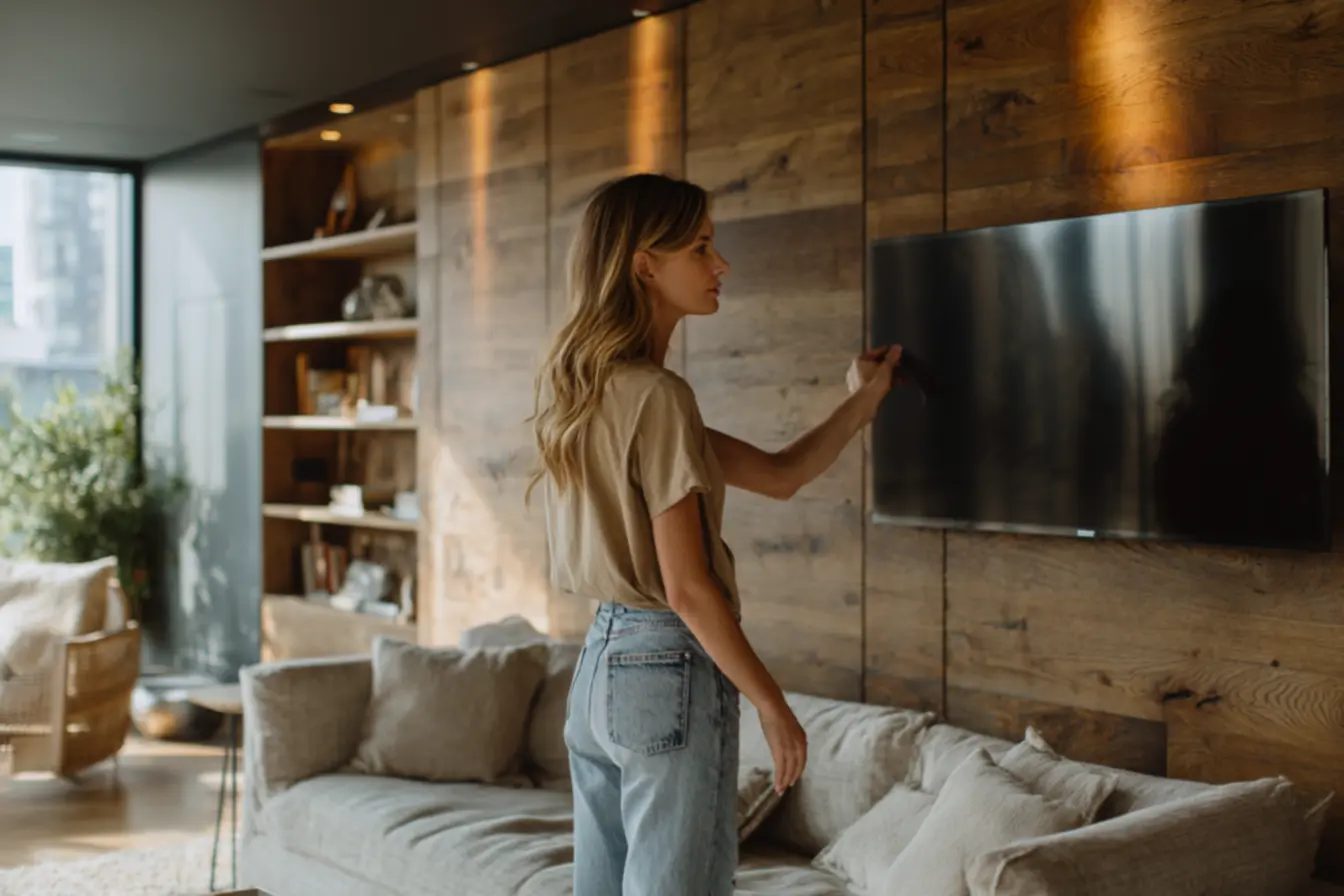 paredes-criativas-para-tv-5 Como paredes criativas para TV estão reinventando salas com estilo e praticidade surpreendentes paredes-criativas-para-tv-5 Como paredes criativas para TV estão reinventando salas com estilo e praticidade surpreendentes