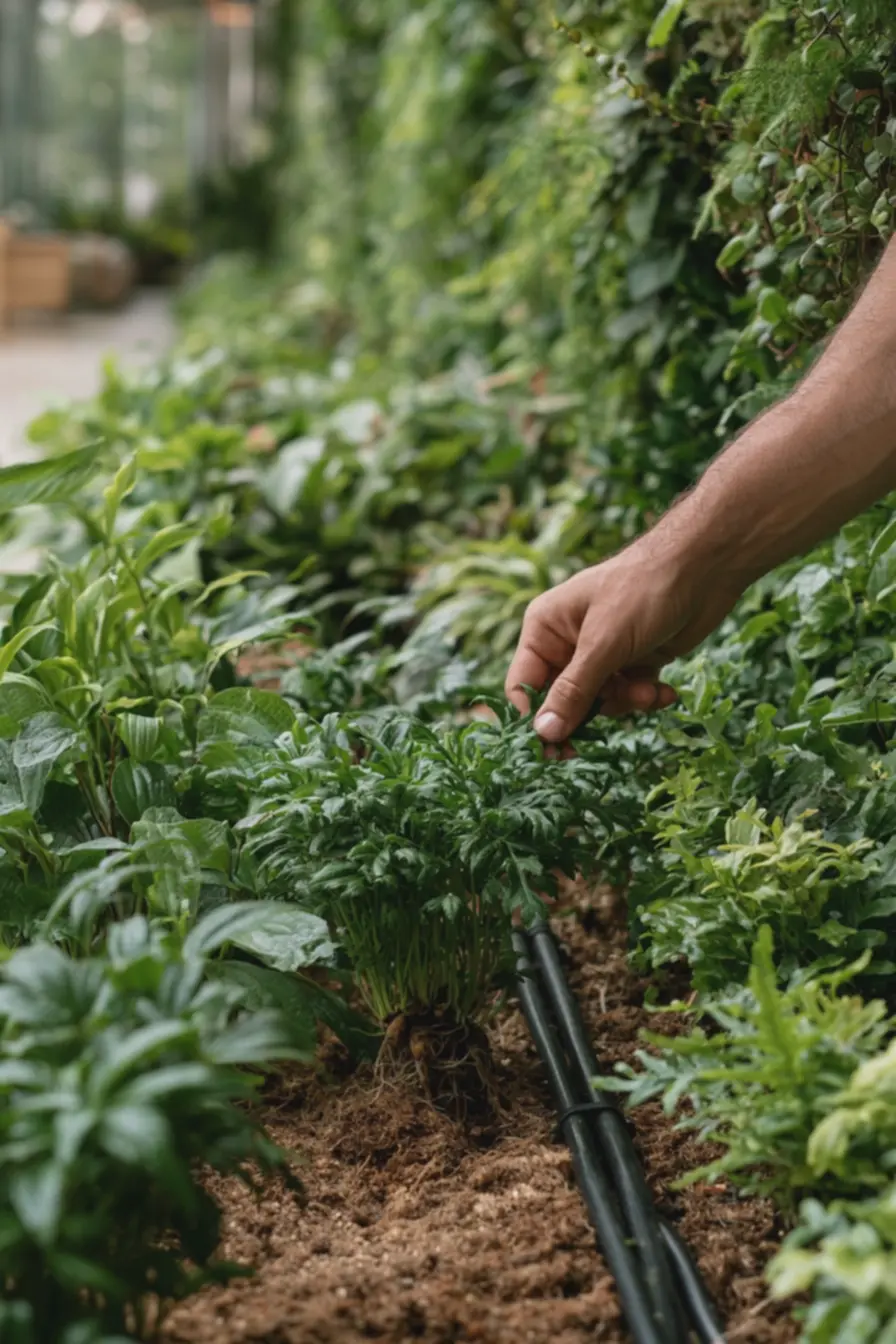 ajuste-do-sistema-de-irrigacao-automatizado-em-parede-viva-com-plantas-variadase-substrato-de-fibra-de-coco O verde que conquista: ideias para criar paredes vivas que parecem verdadeiros refúgios naturais ajuste-do-sistema-de-irrigacao-automatizado-em-parede-viva-com-plantas-variadase-substrato-de-fibra-de-coco O verde que conquista: ideias para criar paredes vivas que parecem verdadeiros refúgios naturais