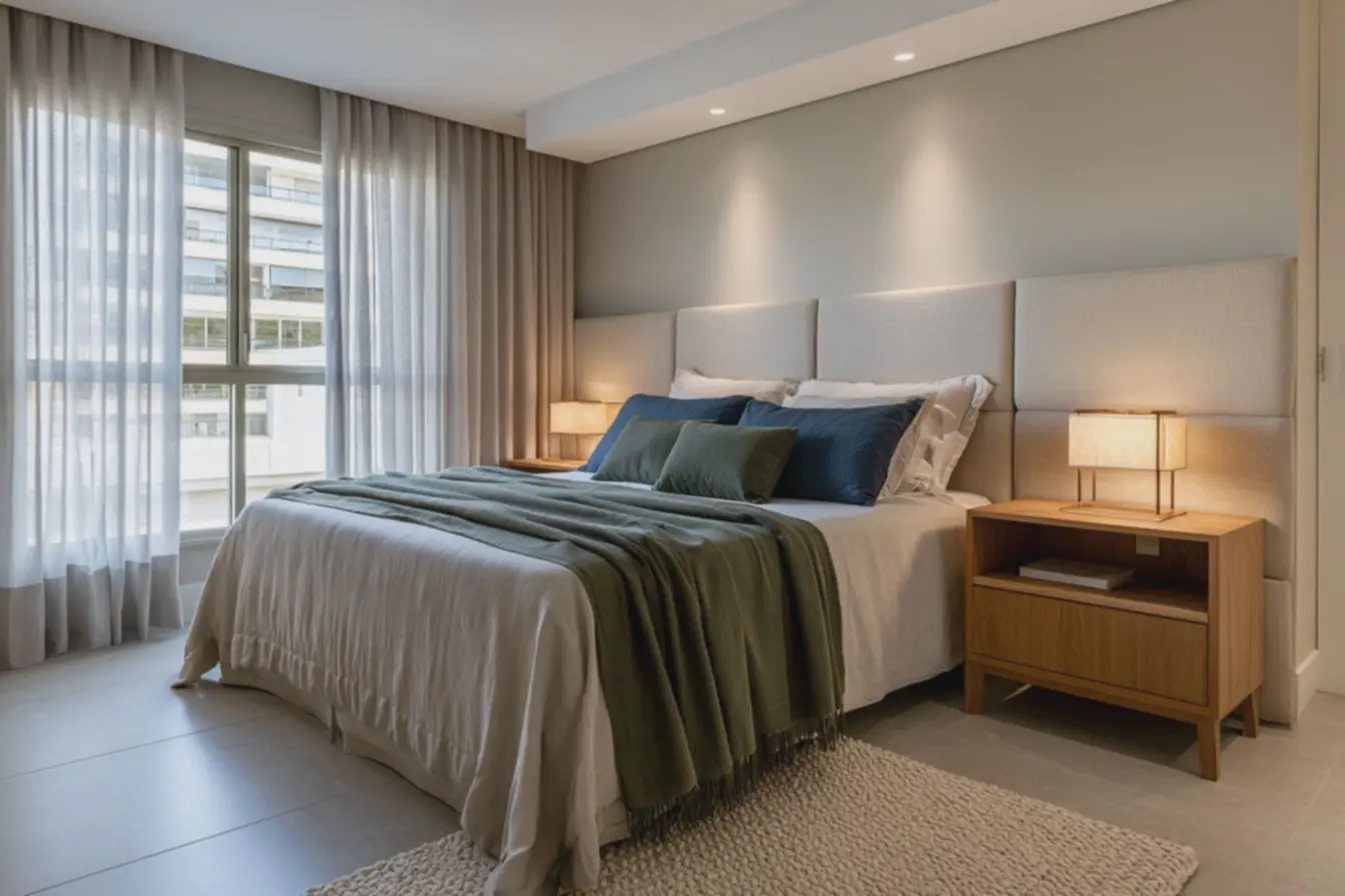 ambiente-acolhedor-com-circulacao-livre-ao-redor-da-cama-e-detalhes-em-tonsazuis-e-verdes-musgo Como ter um quarto de casal lindo e elegante? Veja as dicas da decoradora. ambiente-acolhedor-com-circulacao-livre-ao-redor-da-cama-e-detalhes-em-tonsazuis-e-verdes-musgo Como ter um quarto de casal lindo e elegante? Veja as dicas da decoradora.